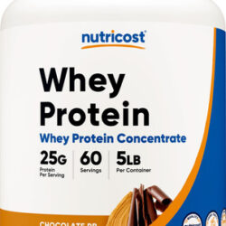 Proteína Em Pó Nutricost Whey Concentrado Chocolate 2,27 Kg