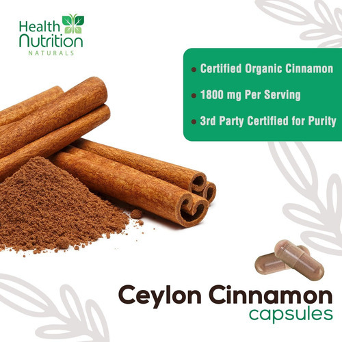 Cápsulas De Canela Orgânica 1800mg - Suplementos De Canela P - Imagem 3