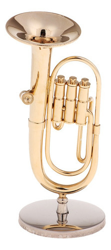 Instrumento Musical Em Miniatura Modelo De Tuba Em Escala 1/ - Imagem 2
