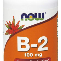 Now Vitamina B-2 (riboflavina) 100 Mg, 100 Cápsulas (pacote)