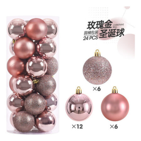Novo 24 Esferas De Natal, Doces, Árvore De Decoração De - Imagem 22