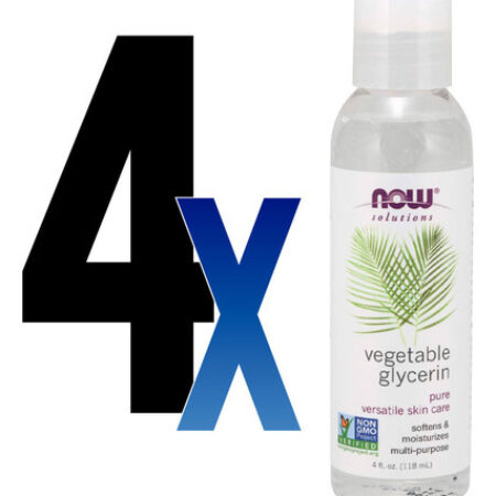 Glicerina Vegetal 118ml Now Foods Vegetable Glycerin 4un - Imagem 2