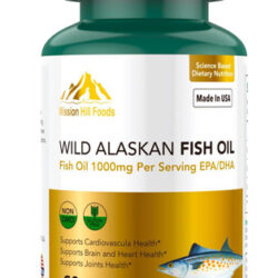 Mission Hill Foods Ômega-3 Óleo De Peixe Selvagem Do Alasca