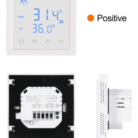 Termostato De Aquecimento 16a Controller Floor With Touch - Imagem 2