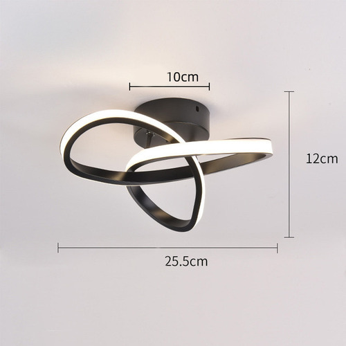 Lustre De Luz Teto Montado Conduzido Moderno Teto - Imagem 7