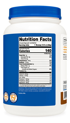 Proteína Em Pó Nutricost Whey Protein Isolate Mocha 2 Kg - Imagem 6
