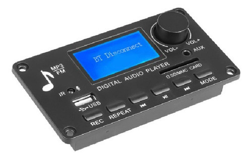 Módulo De Áudio Usb Tf Usb Fm Rádio De Carro 12v 5.0 Wma - Imagem 3