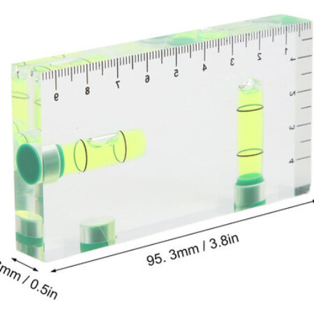 Nível De Bolha Horizontal Totalmente Transparente Bidimensio - Imagem 7