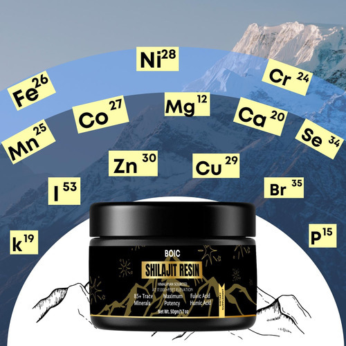 Resina Boic Pure Black Himalaya Shilajit Beneficia Energia E - Imagem 9