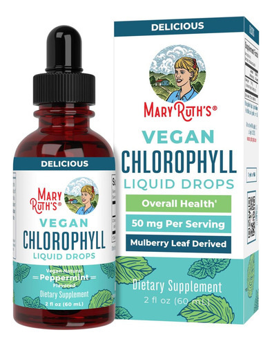 Gotas Líquidas De Clorofila Maryruth Organics, Clean Label P