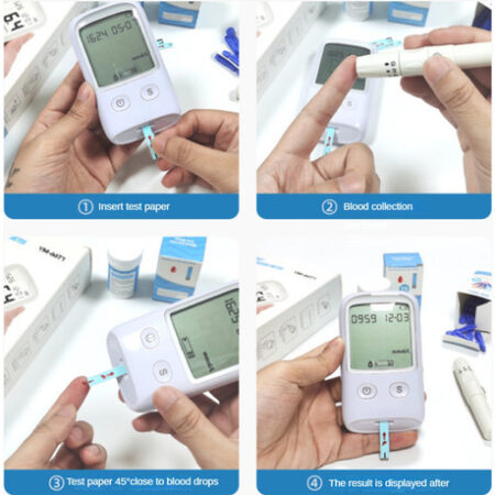 Medidor De Hemoglobina Testador De Hemoglobina Kit De Teste - Imagem 3