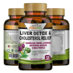 Suplementos De Saúde De Desintoxicação Para Limpeza De Fígad