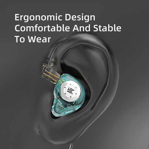 Fones De Ouvido Kz-edx Pro Hifi Bass Monito Com Cancelamento - Imagem 20