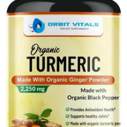 Curcumina De Cúrcuma Orgânica Orbit Vitals Com Pimenta Preta