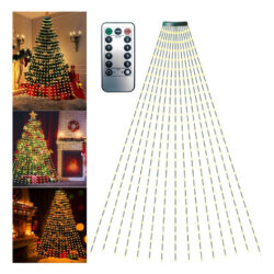 Luzes De Fada 320led Para Decorações De Árvore De Natal