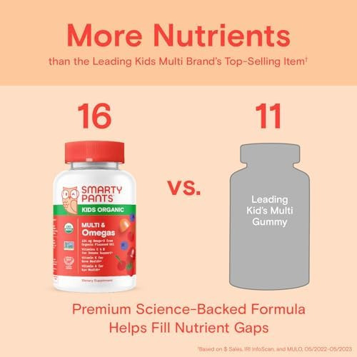 Gomas Multivitamínicas Infantis Orgânicas Smartypants: Ômega - Imagem 4