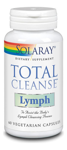 Solaray Total Cleanse Linfonoda Vcapsules 60 Contagem