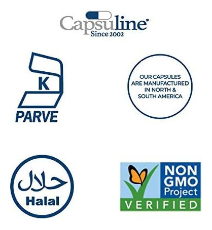 Capsulina Tamanho 2 Cápsulas Veganas Vazias, Transparentes - - Imagem 7