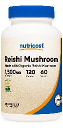 Suplemento Nutricost Reishi Mushroom Capsules 1500mg 120ct - Imagem 2