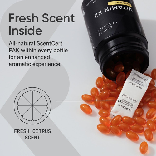 Vitamina K2 De Pesquisa Esportiva Como Mk-7 45mcg Com Óleo M - Imagem 5