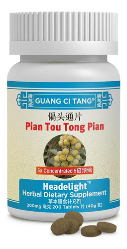 Pian Tou Tong Wan -k64- Guang Ci Tang Serial Ervas Chinesas