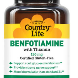 Suplemento De Vitamina B1 Country Life Com Benfotiamina 60 C
