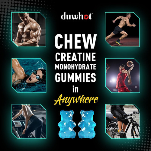 Gomas De Monohidrato De Creatina Duwhot Para Homens E Mulher - Imagem 7
