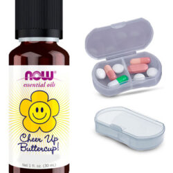 Now Foods Mistura Óleo Cheer Up Buttercup + Porta Cápsulas