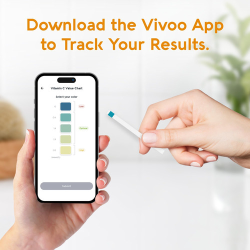 Vivoo Test Strip - Acompanhe Seu Status De Vitamina C Em Cas - Imagem 5