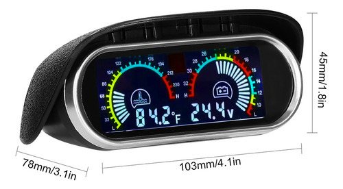 Instrumento Automotivo 9-36v Temperatura Rv No Sensor Do Car - Imagem 4