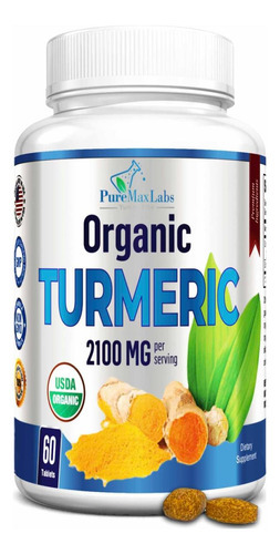 Yummyvite Cúrcuma Orgânica - 2100 Mg Curcumina De Cúrcuma Or