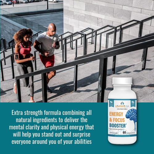 Levitate Energy & Focus Booster - Suplemento Poderoso Para O - Imagem 5