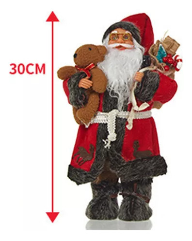 E Figuras De Papai Noel, Decoração De Mesa, Ornamento - Imagem 2