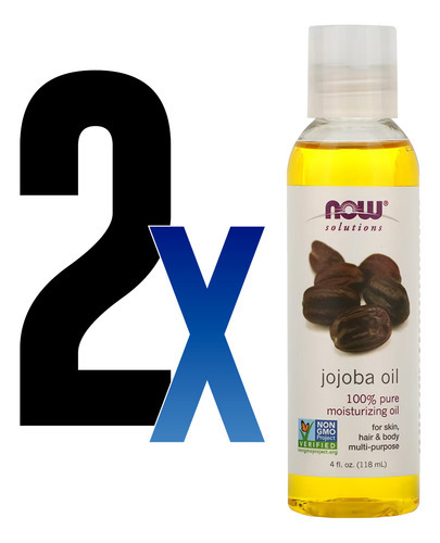 Óleo De Jojoba 118ml Now Foods Hidratante 100% Puro 2un - Imagem 2