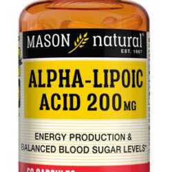 O Ácido Lipóico Alfa Natural De Mason 200 Mg - Suporta Produ