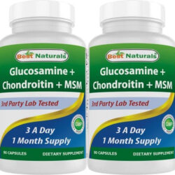Best Naturals, Suplementos De Glucosamina E Condroitina Msm