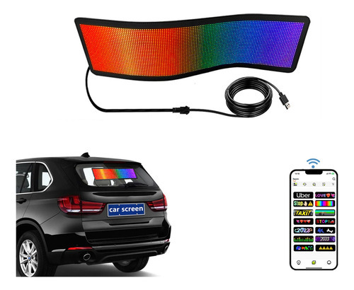 Sinal De Carro T Led, Painel Matricial Flexível De 26,4 X 4 - Imagem 2