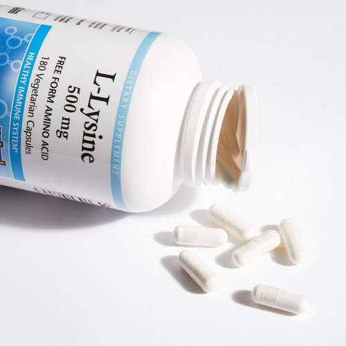 Fatores Naturais, L-lisina 500 Mg, 180 Cápsulas Vegetarianas - Imagem 4