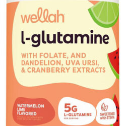 Wellah L-glutamina Em Pó De Melancia Limão (50 Porções)-5g L