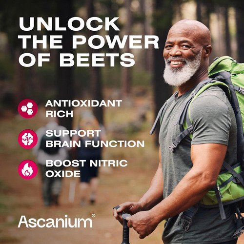Gomas De Raiz De Beterraba Ascanium 1000 Mg E Extrato De Sem - Imagem 5