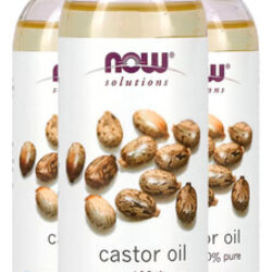 Óleo De Castor 118ml Now Foods Óleo De Rícino Importado 3un
