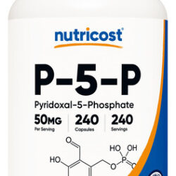 Suplemento Nutricost P5p Vitamina B6 50 Mg 240 Cápsulas