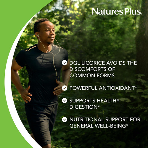 Cápsulas De Alcaçuz (dgl) Herbal Actives Da Natures Plus - 5 - Imagem 4