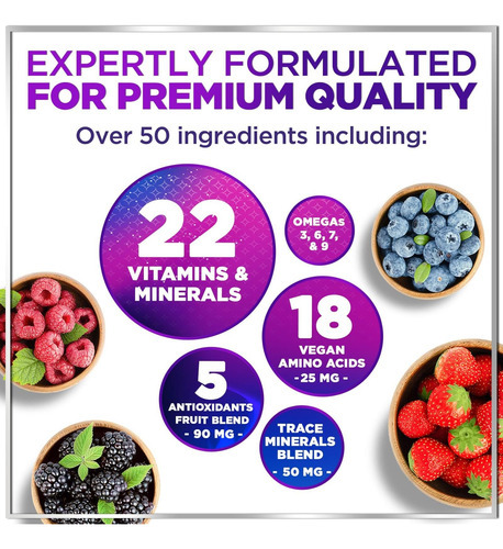 Olá, Linda! Multivitamínico Para Mulheres E Homens - Vitamin - Imagem 3