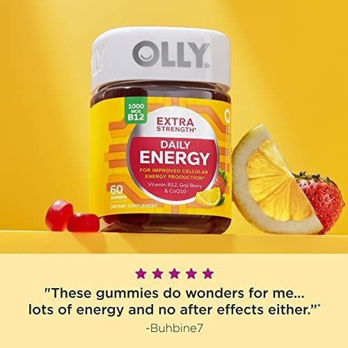 Vitamina B-12 Marca Olly, 1000 Mcg, 60 Comprimidos - Imagem 5