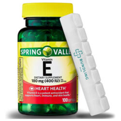 Bundling Bliss Spring Valley Vitamina E 180 Mg, Suplemento D