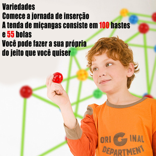 Kit De Construção Criativa Para Crianças 155p Brinquedos- - Imagem 2