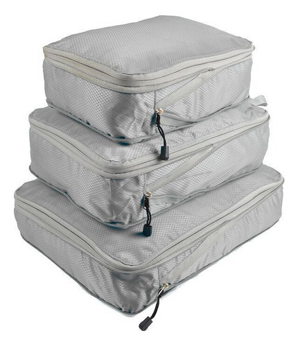 Cubos Embalagem Compressão, Malas, Viagens Essenciais 3pcs