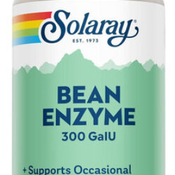 Solaray Bean Enzyme 300 Galu - Enzimas Digestivas Alfa Galac