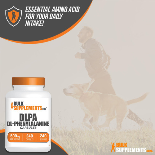 Suplemento Bulksupplements.com Dl-fenilalanina 500 Mg 240 Ca - Imagem 4